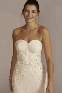 GALINA SIGNATURE wedding dress for brides under 5 feet